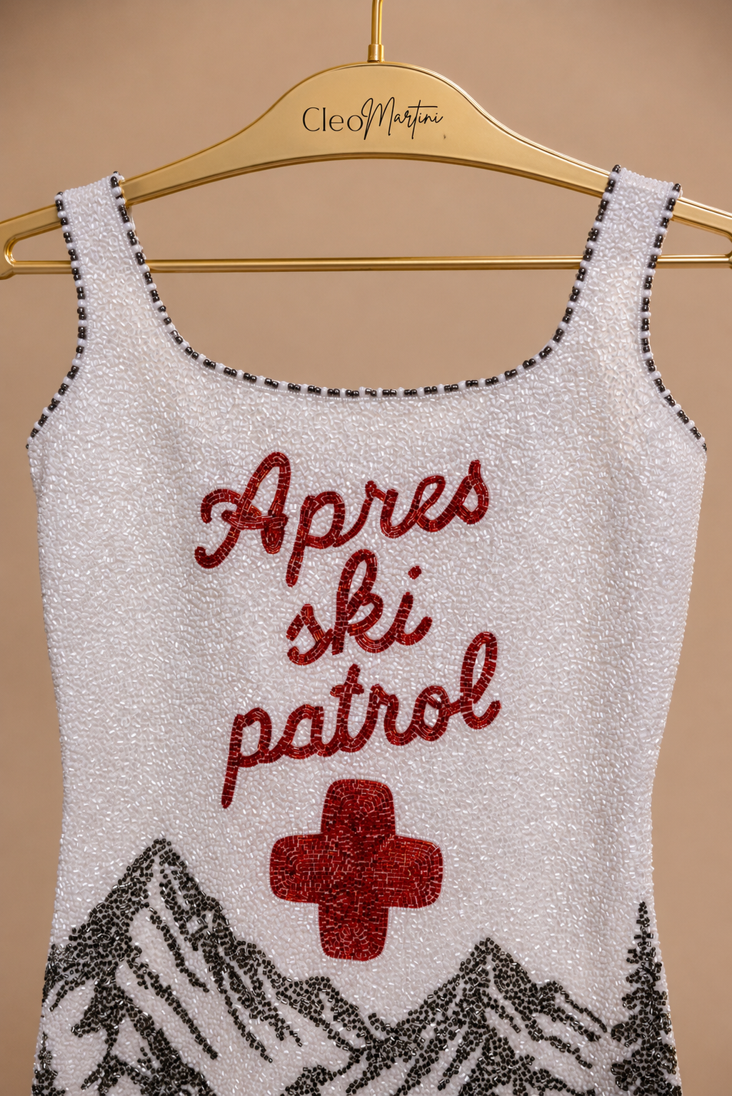 PARK CITY Beaded Mini Dress