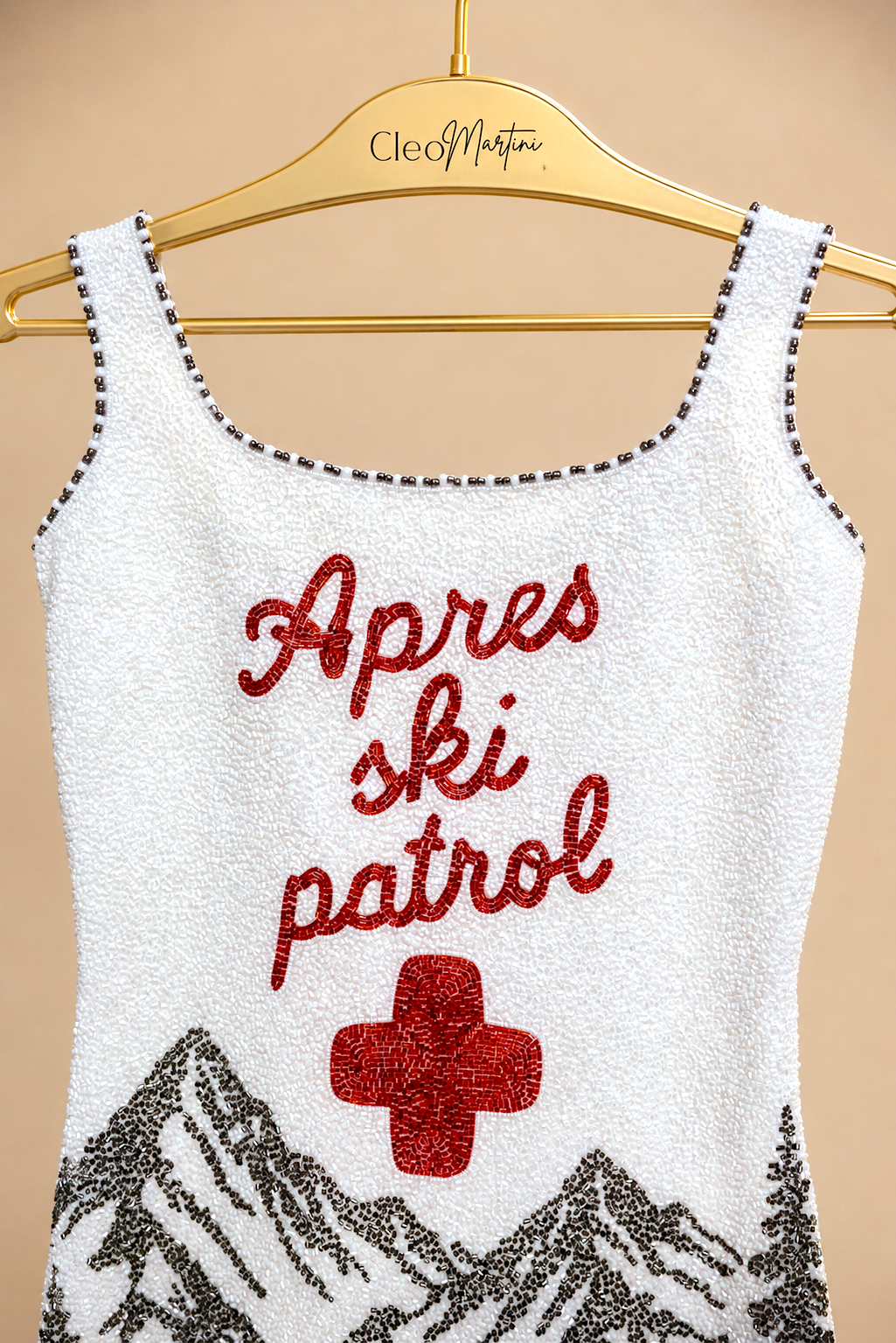 PARK CITY Beaded Mini Dress