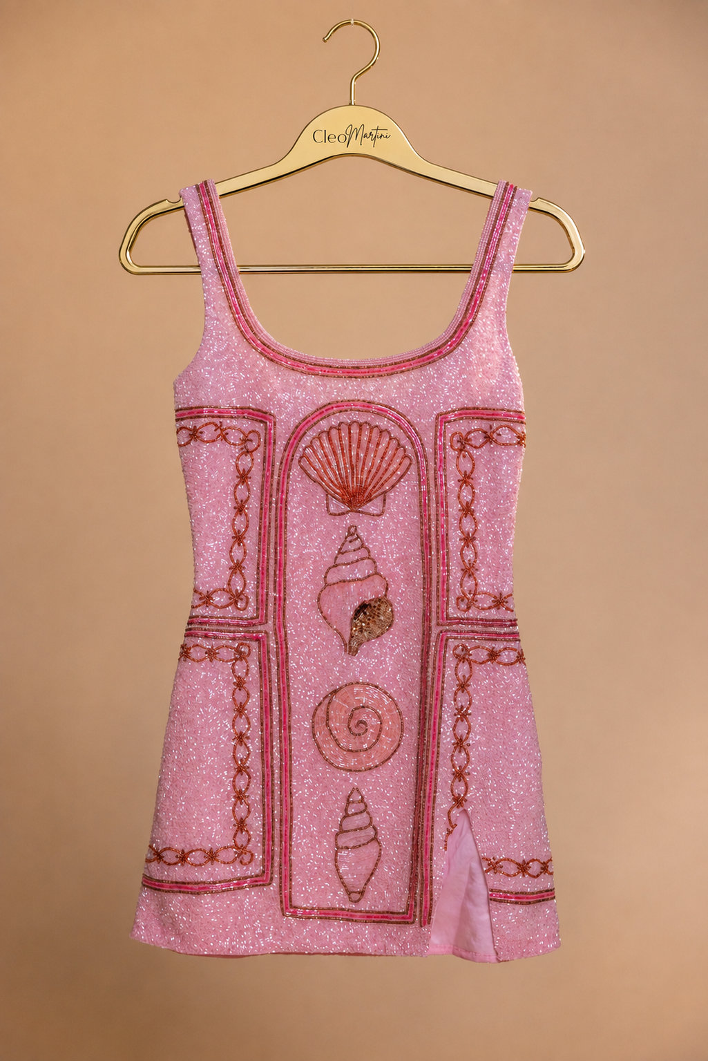 NEPTUNE Beaded Mini Dress