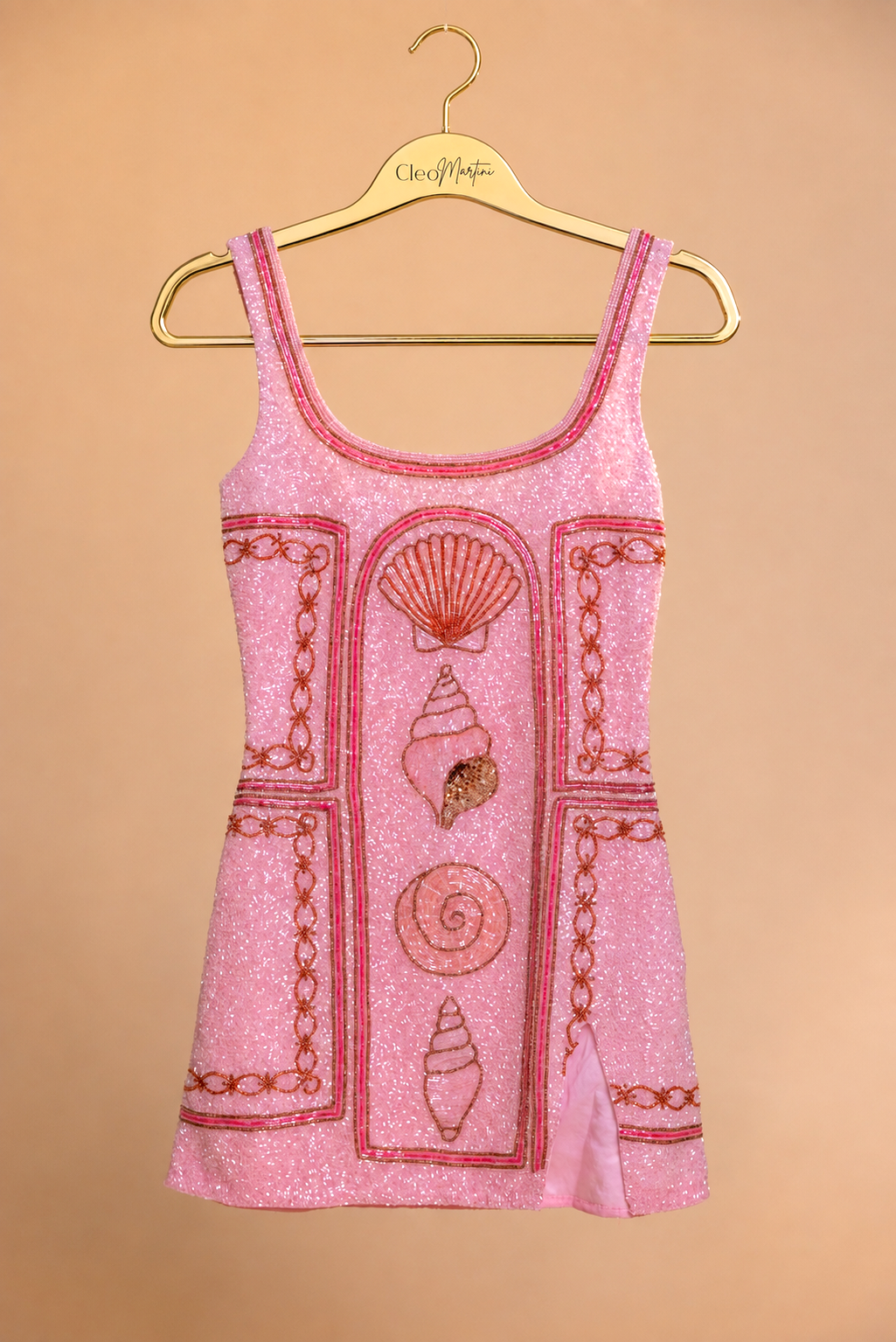 NEPTUNE Beaded Mini Dress
