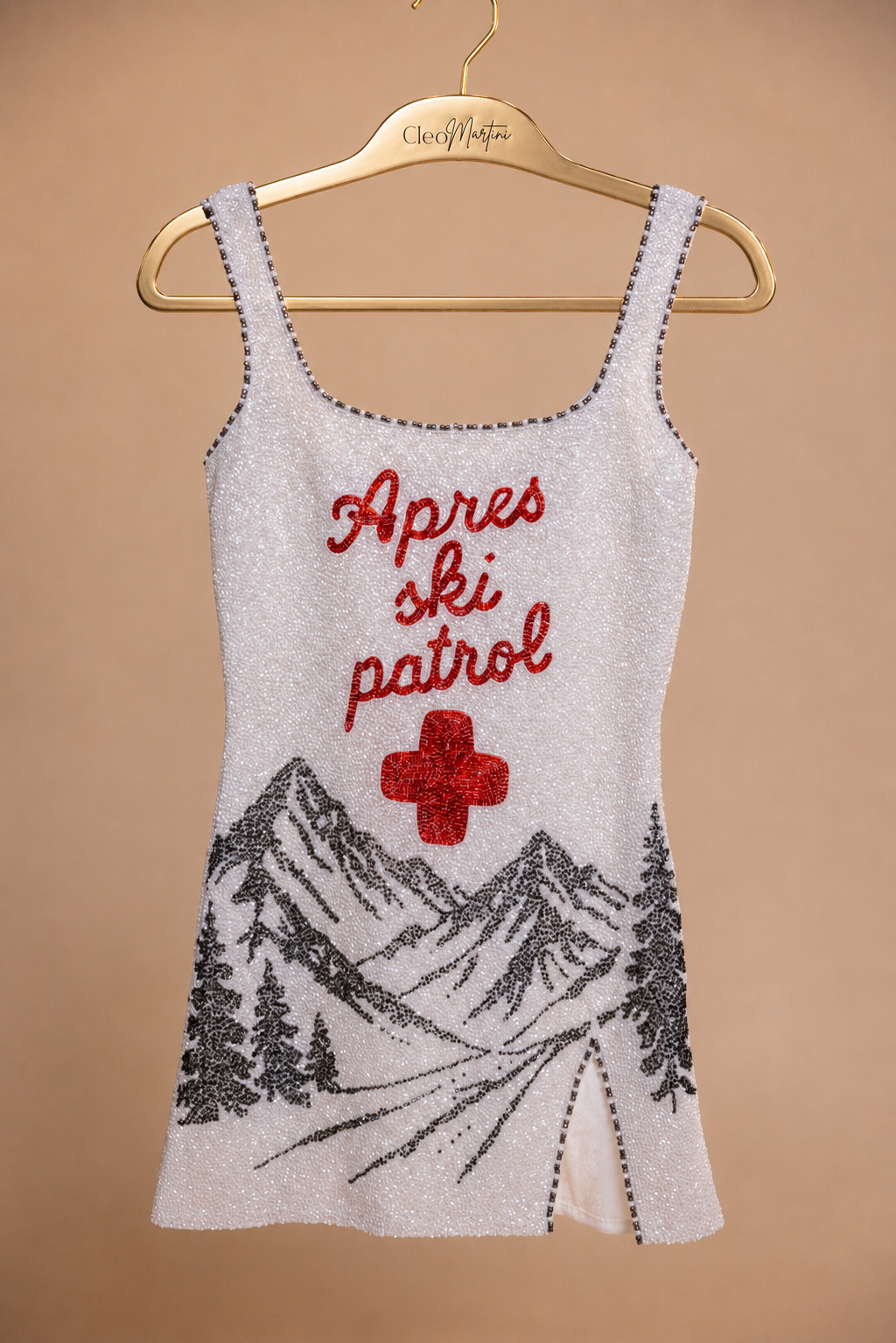 PARK CITY Beaded Mini Dress
