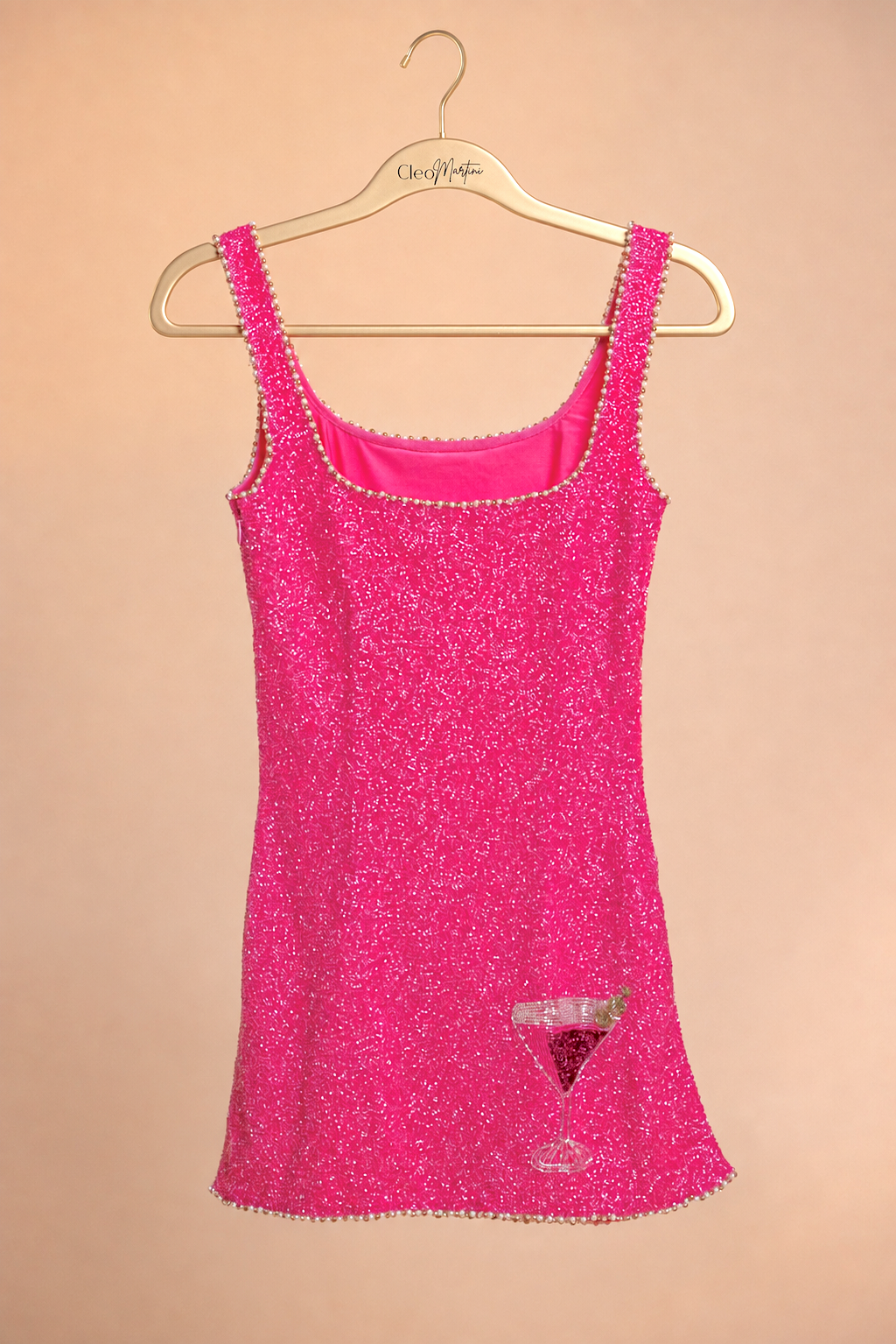 LISBON Beaded Mini Dress