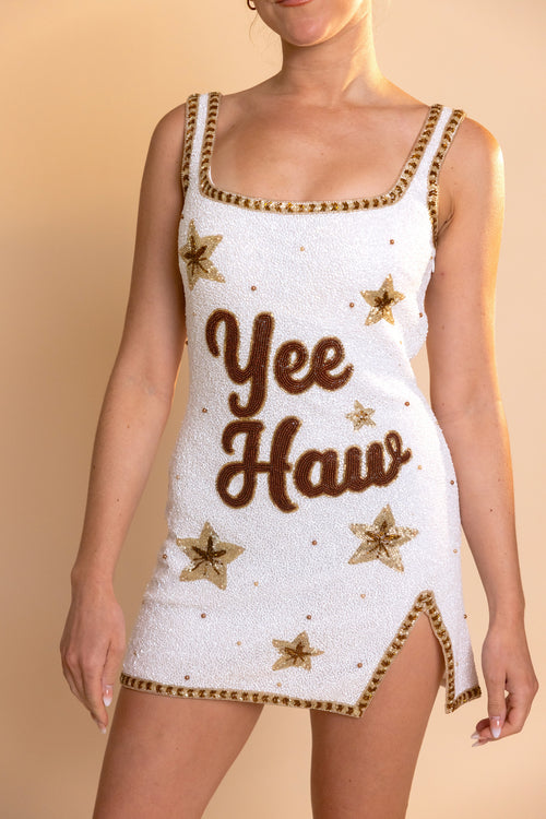 NASHVILLE Beaded Mini Dress
