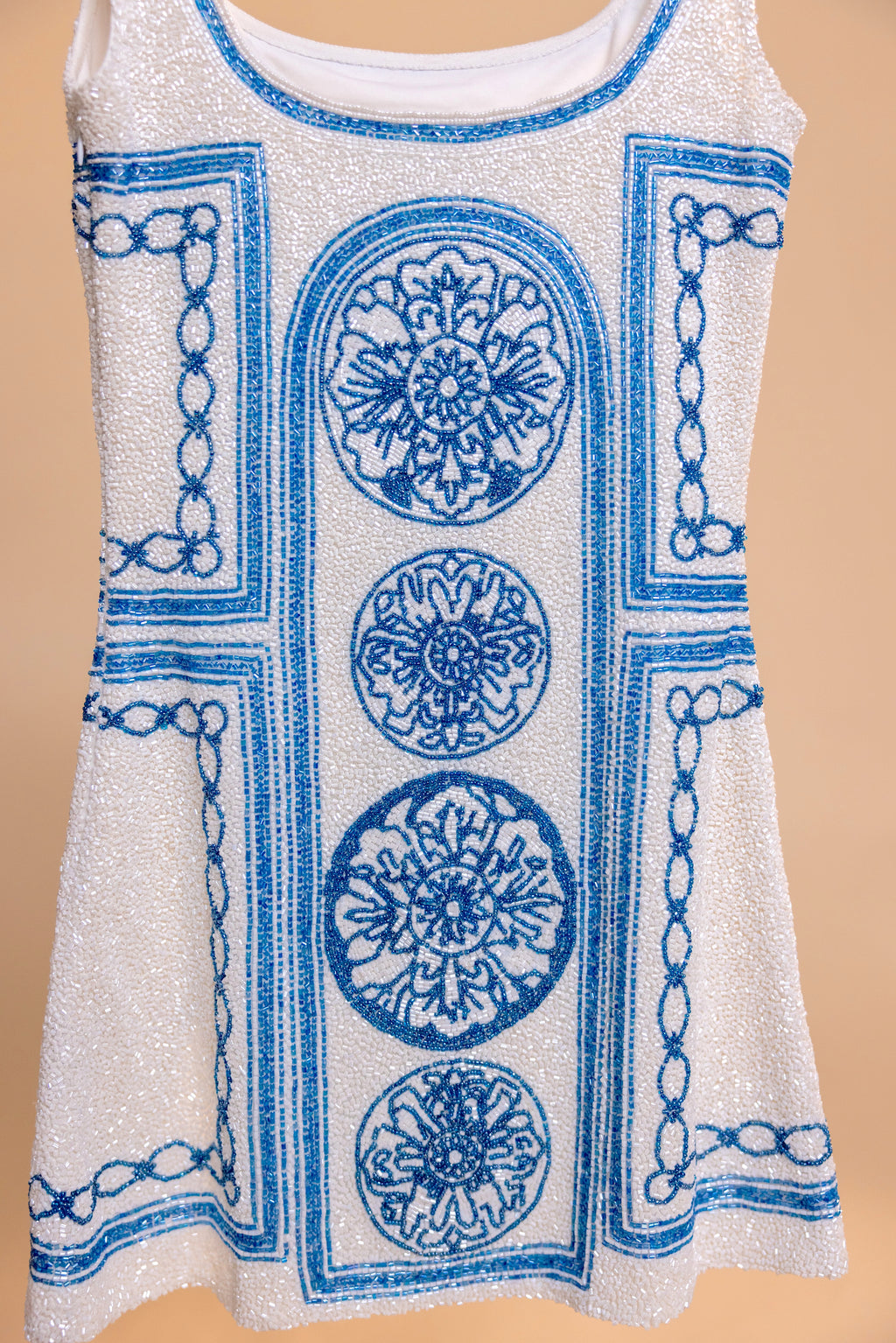 SANTORINI Beaded Mini Dress