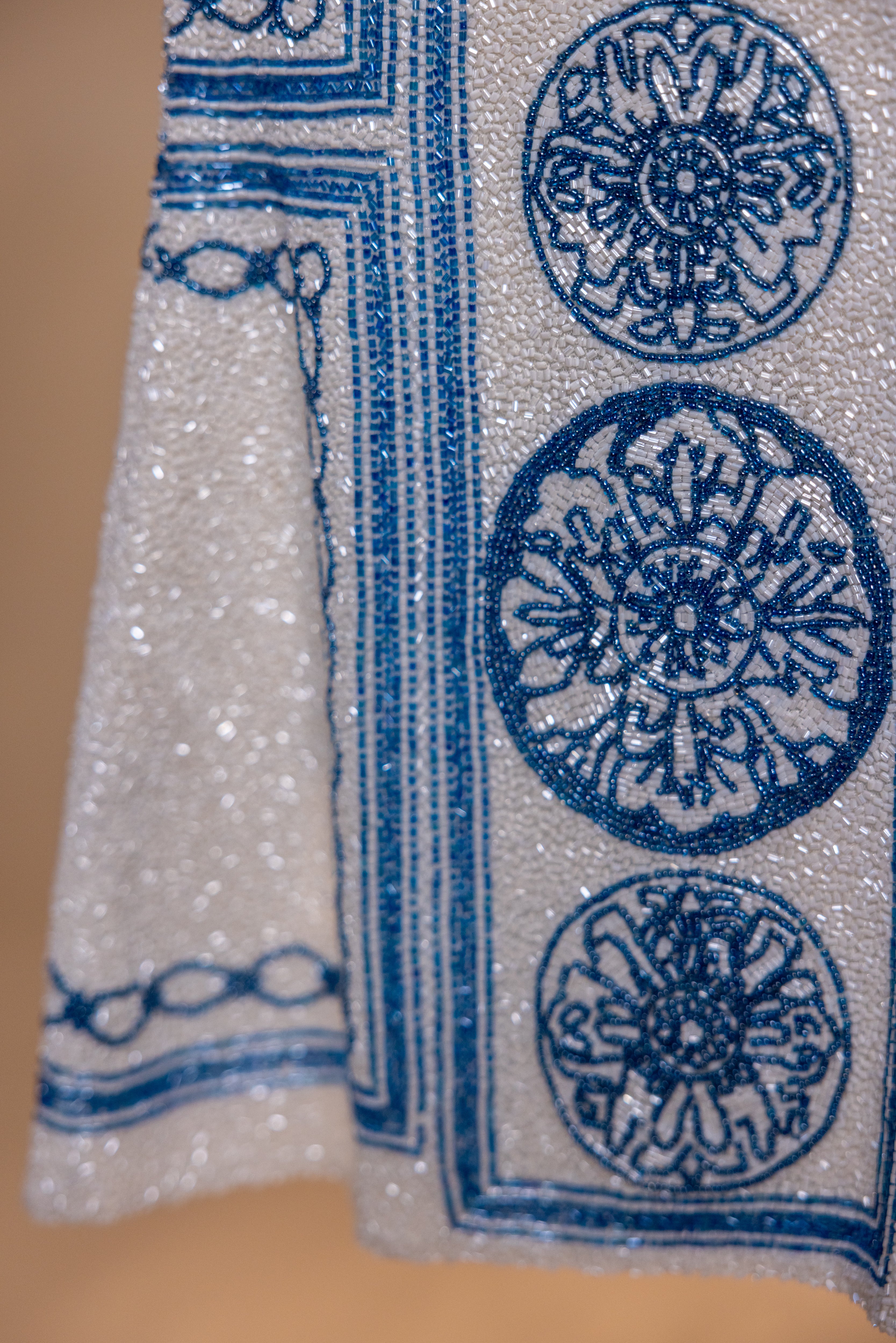 SANTORINI Beaded Mini Dress