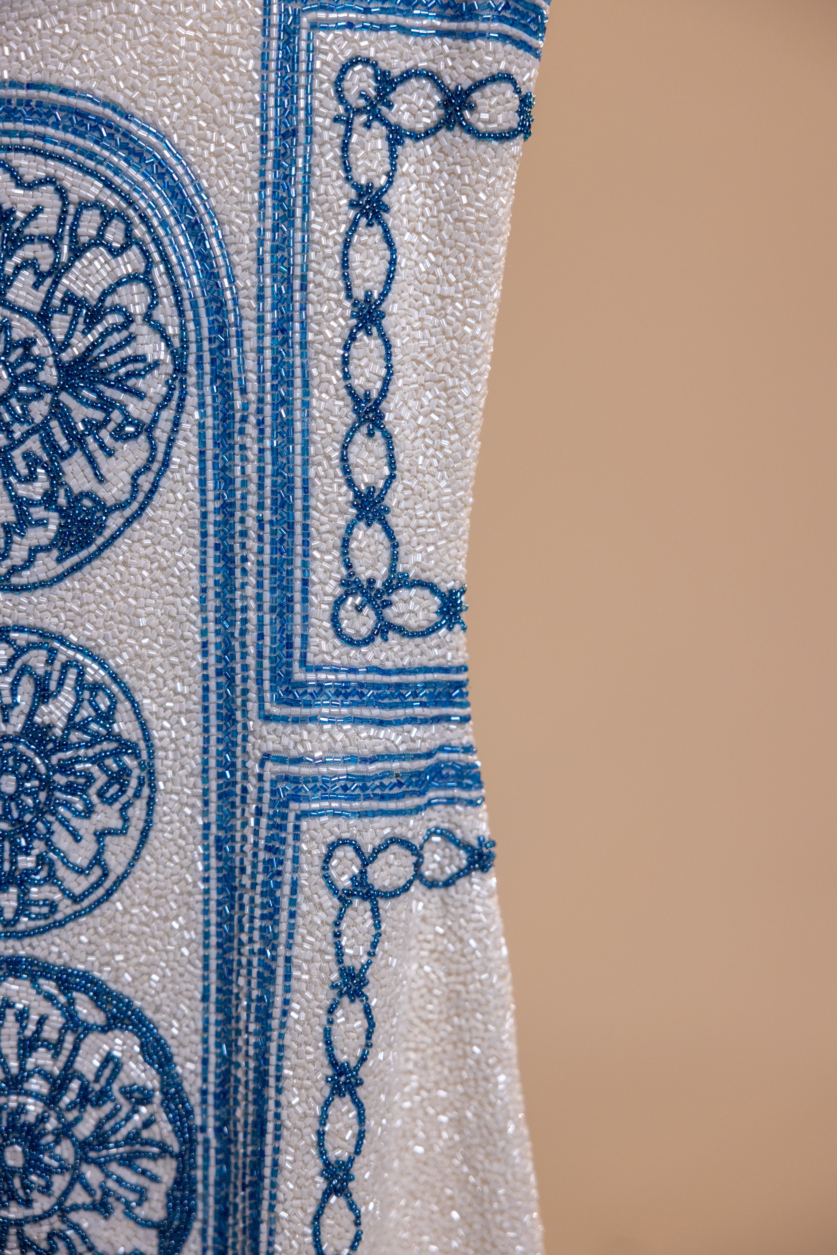 SANTORINI Beaded Mini Dress