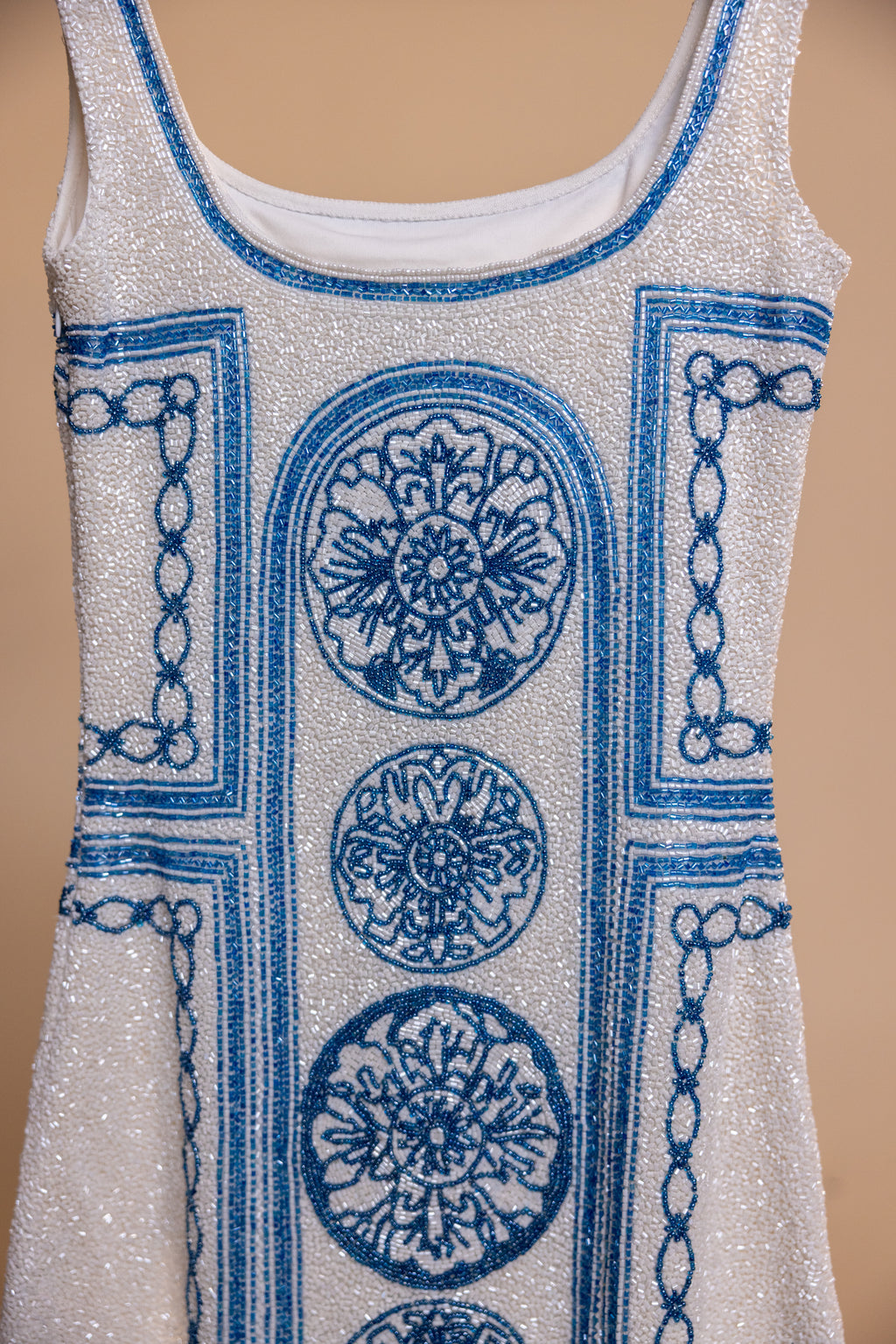 SANTORINI Beaded Mini Dress