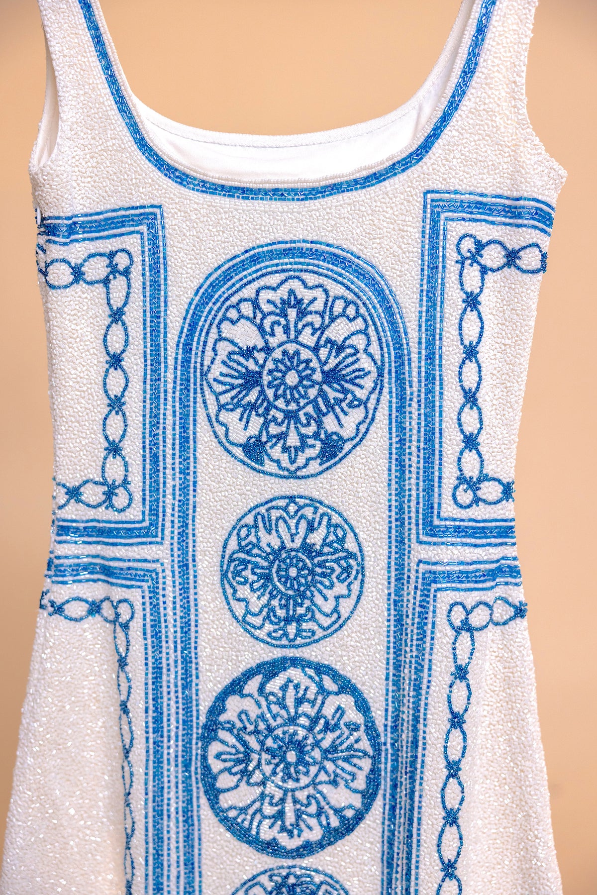 SANTORINI Beaded Mini Dress