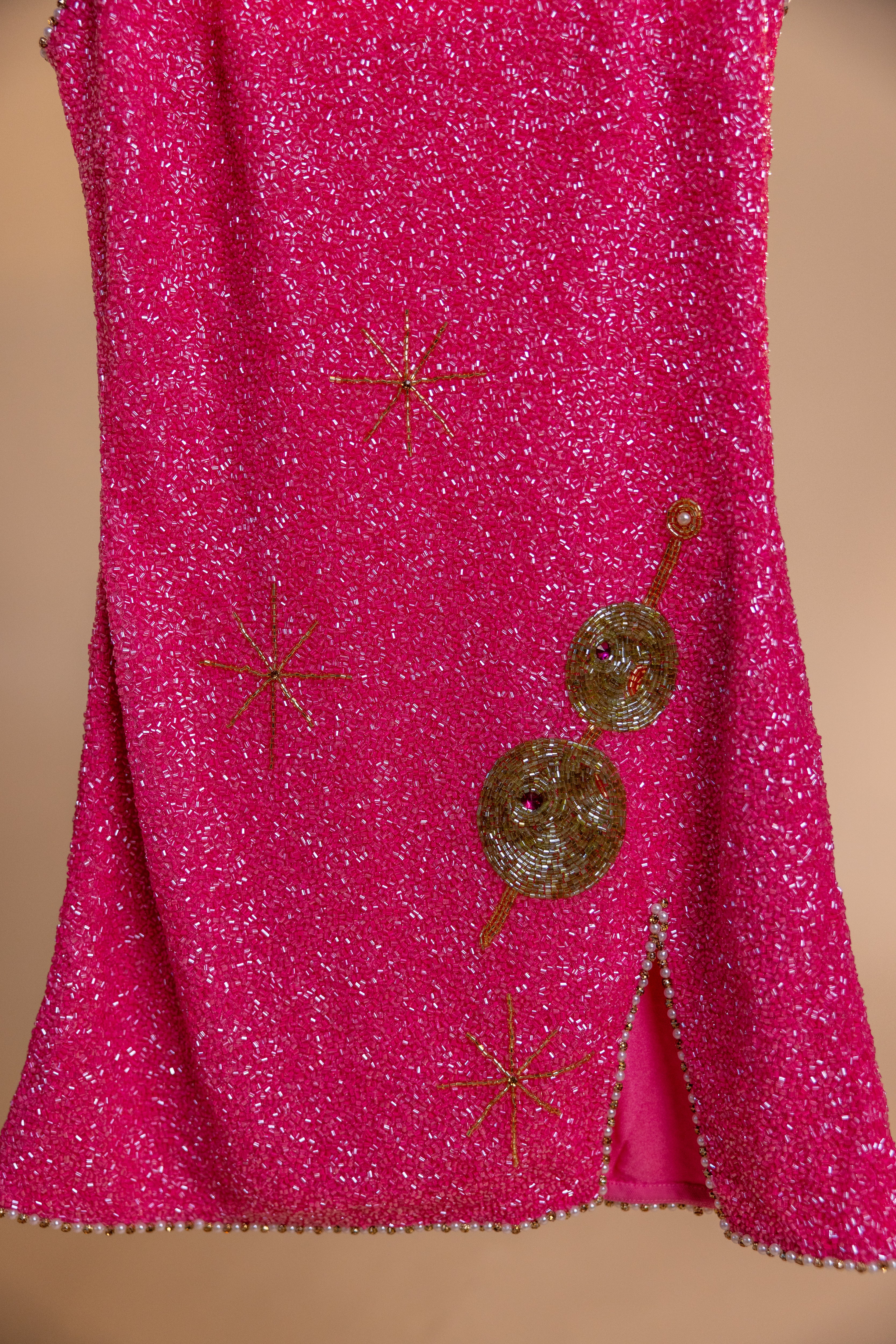 LISBON Beaded Mini Dress