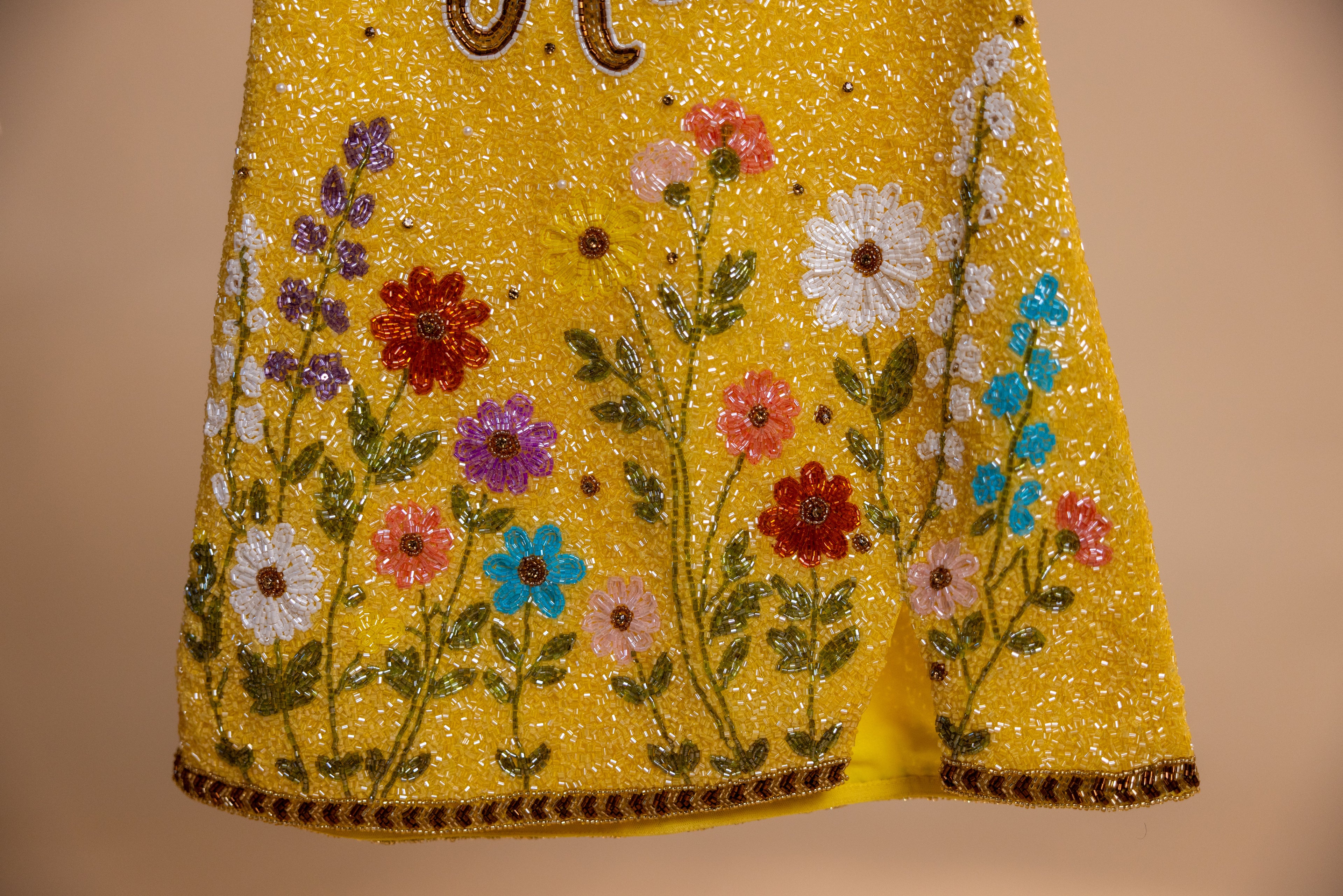 TELLURIDE Beaded Mini Dress
