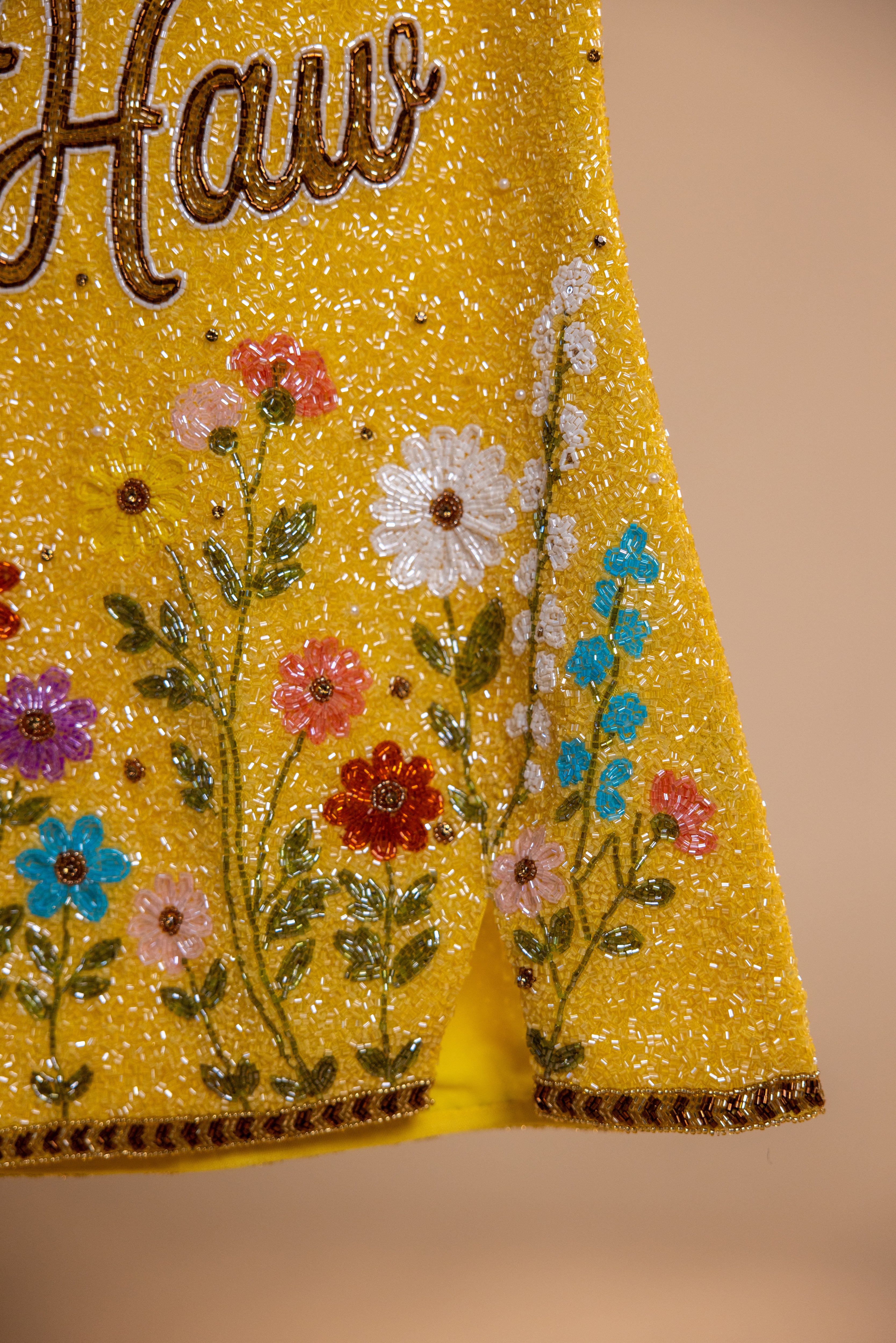 TELLURIDE Beaded Mini Dress