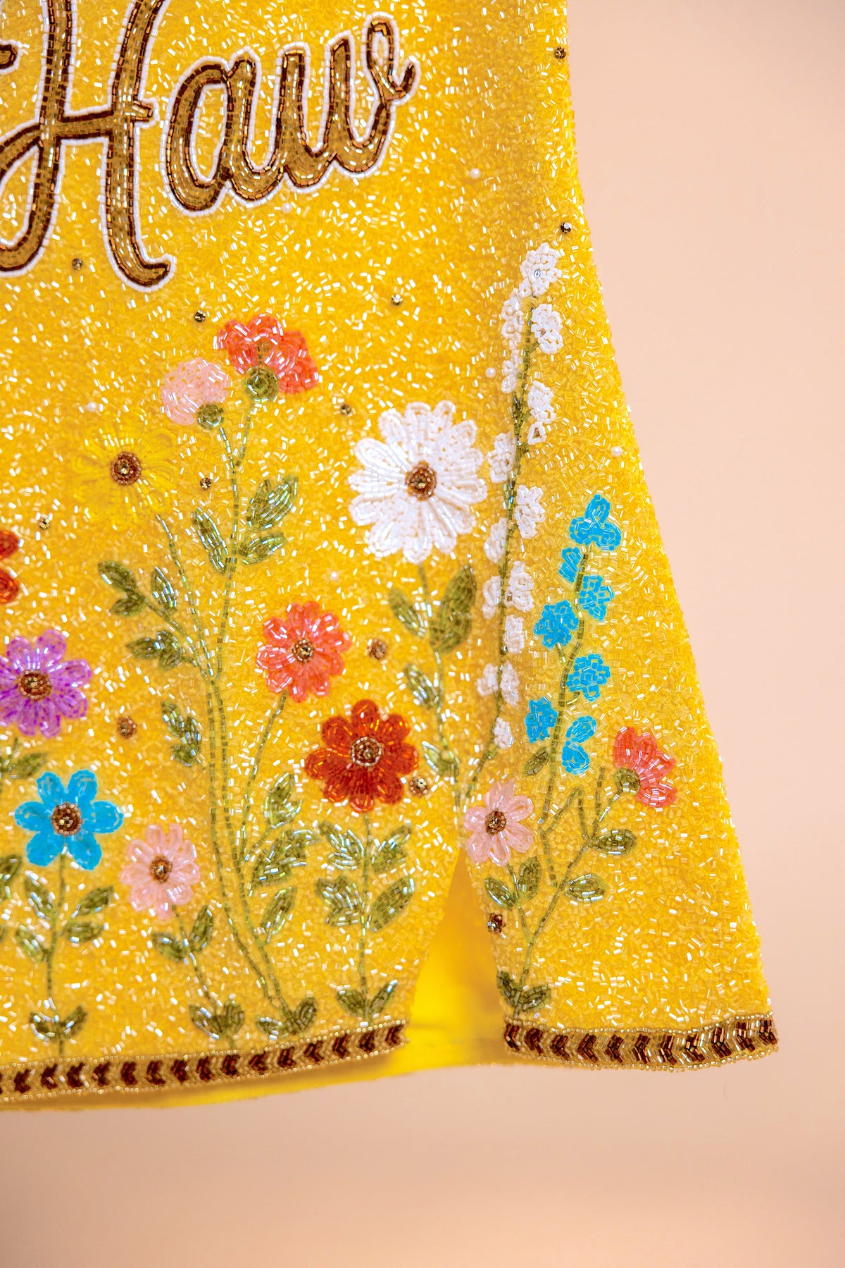 TELLURIDE Beaded Mini Dress