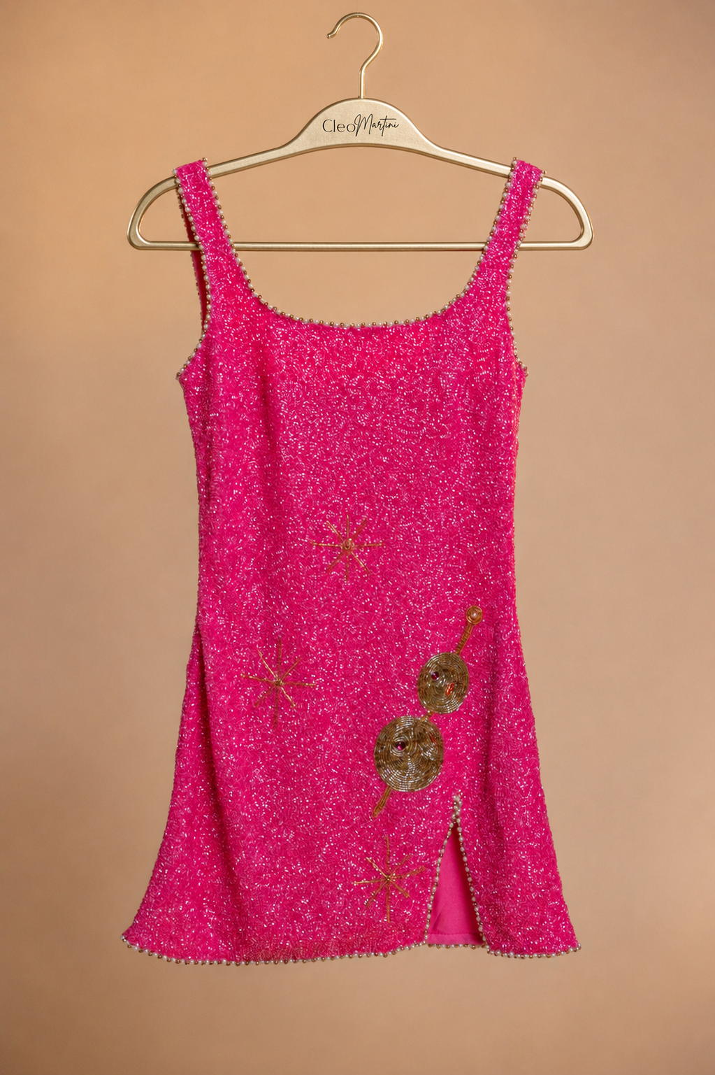 LISBON Beaded Mini Dress