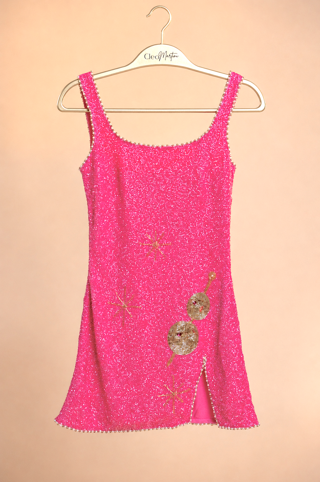 LISBON Beaded Mini Dress