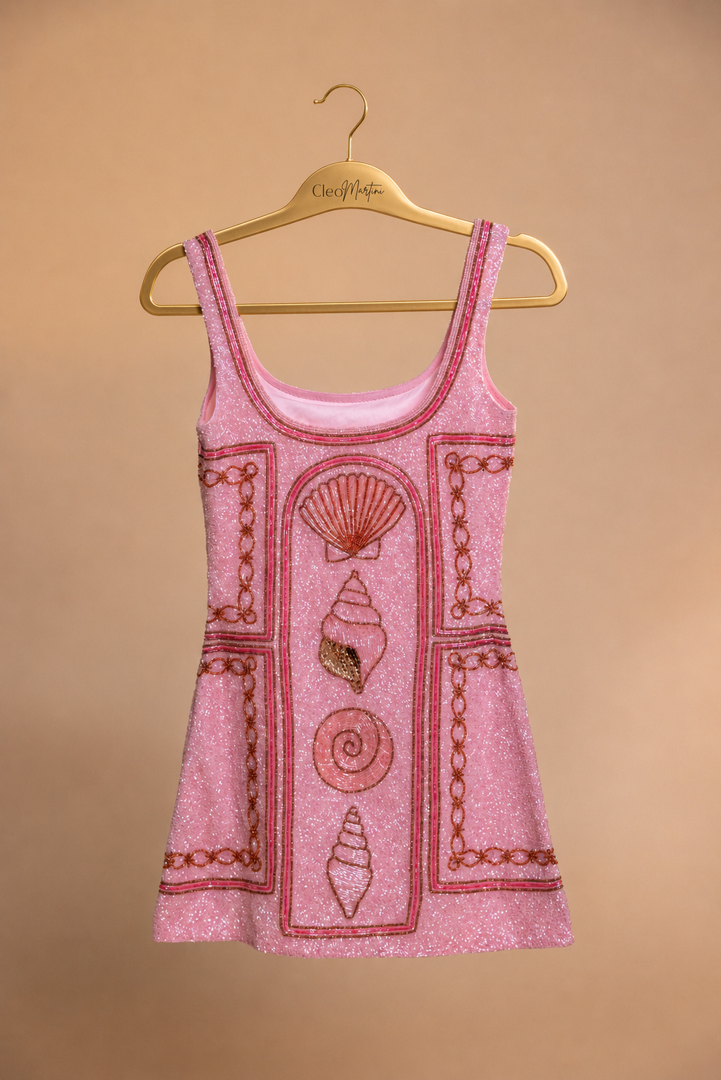 NEPTUNE Beaded Mini Dress