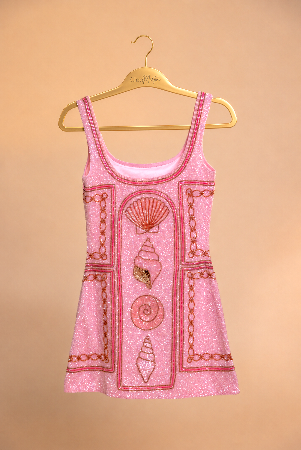 NEPTUNE Beaded Mini Dress